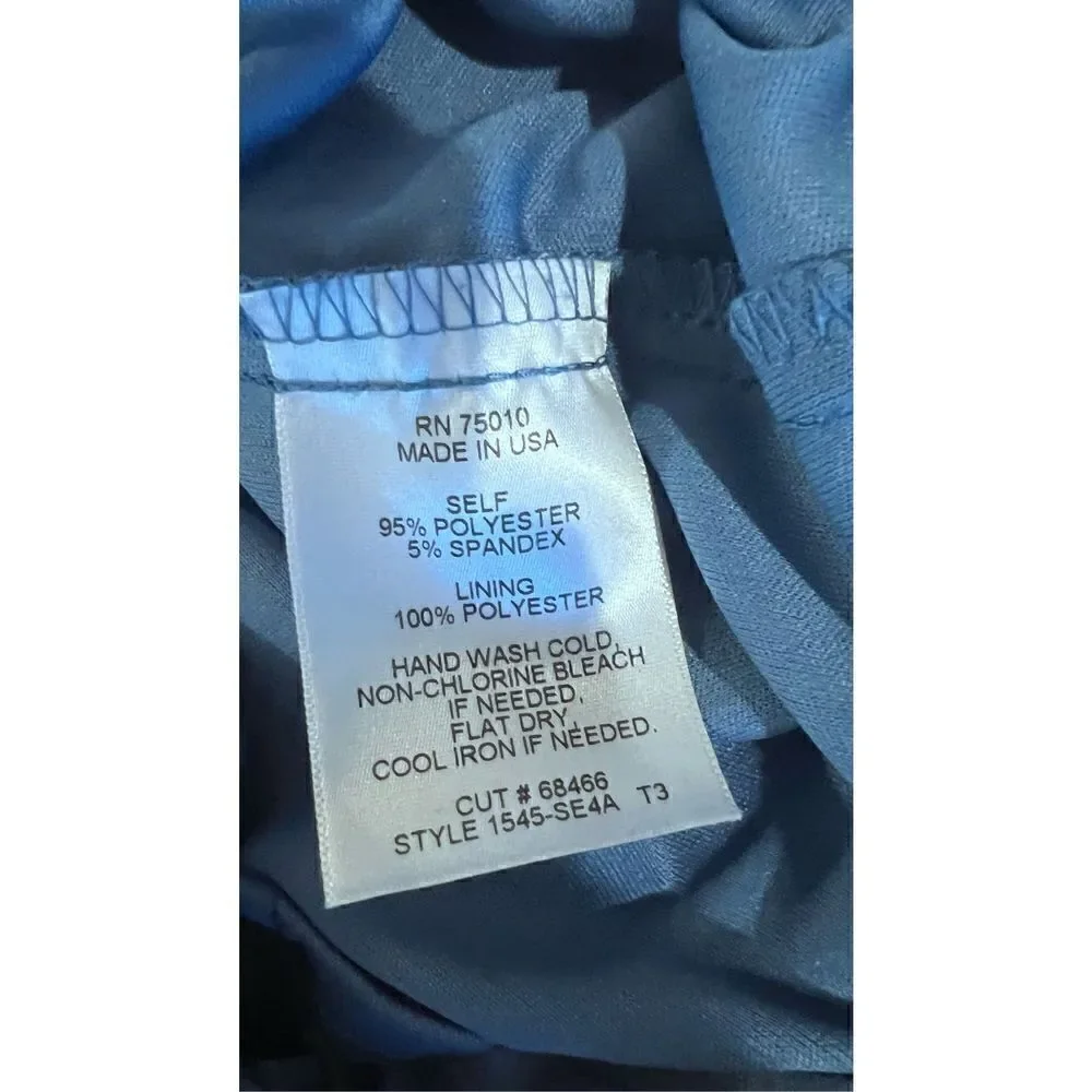 JODI KRISTOPHER BLUE VELOUR SPAGHETTI TOP DRESS JUNIORS SIZE 3